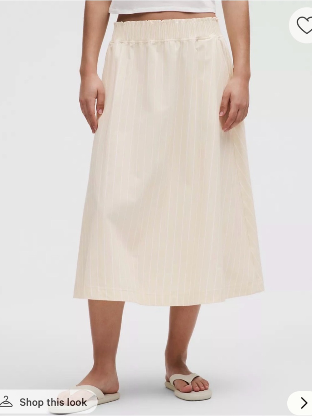 ✨ Lululemon Stretch Woven Ruffle-Waist Midi Skirt | Size M - Picture 2 of 10